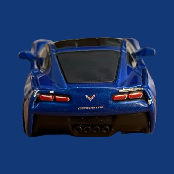 2014 Corvette Stingray Maisto Blue Fresh Metal Speed & Sport Diecast Car - Picture 7 of 7